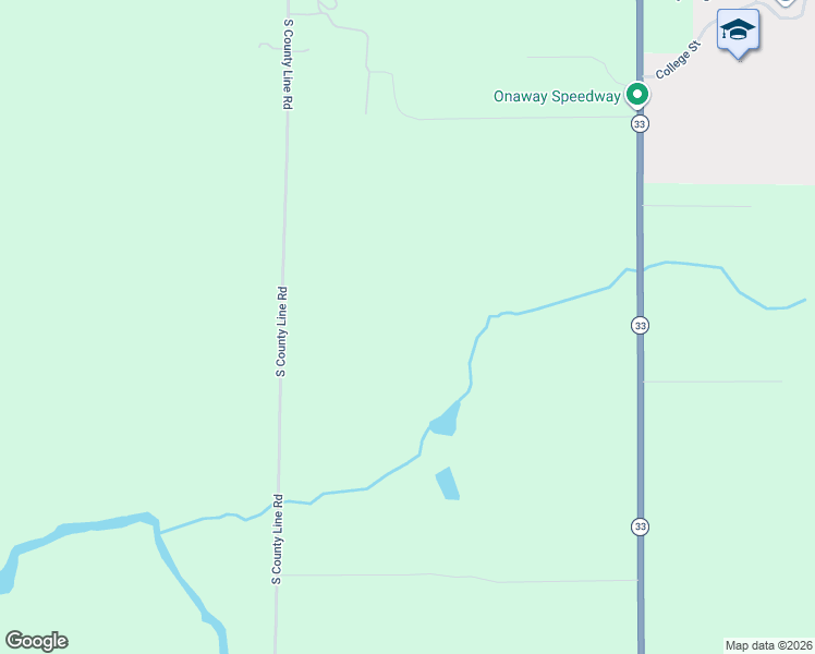 map of restaurants, bars, coffee shops, grocery stores, and more near in Onaway