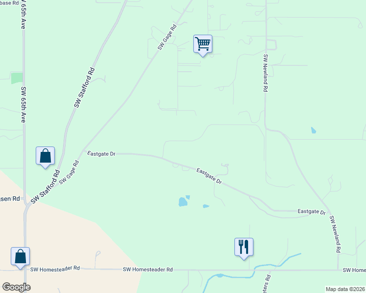 map of restaurants, bars, coffee shops, grocery stores, and more near 25136 Southwest Quarryview Drive in Wilsonville