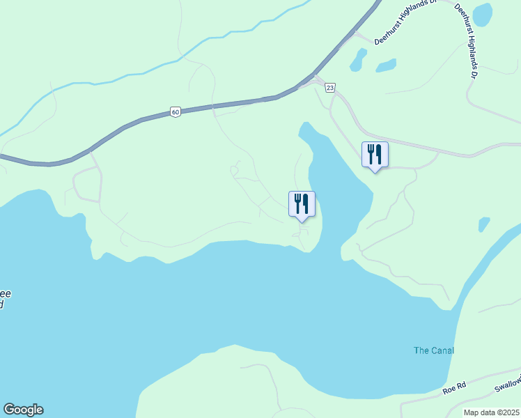 map of restaurants, bars, coffee shops, grocery stores, and more near 811 Grandview Hilltop Drive in Huntsville