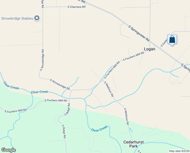 map of restaurants, bars, coffee shops, grocery stores, and more near 21163 South Fischers Mill Road in Oregon City