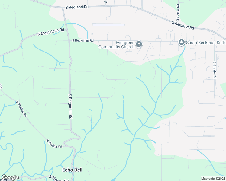 map of restaurants, bars, coffee shops, grocery stores, and more near 18380 South Ferguson Road in Oregon City