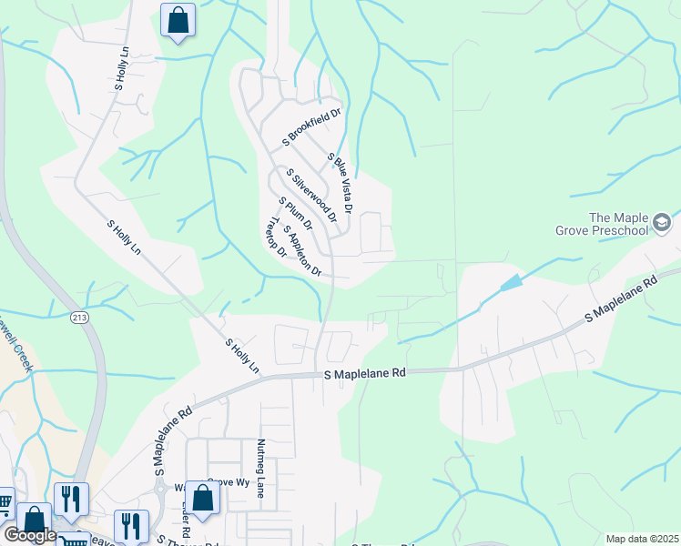 map of restaurants, bars, coffee shops, grocery stores, and more near 14919 South Appleton Drive in Oregon City