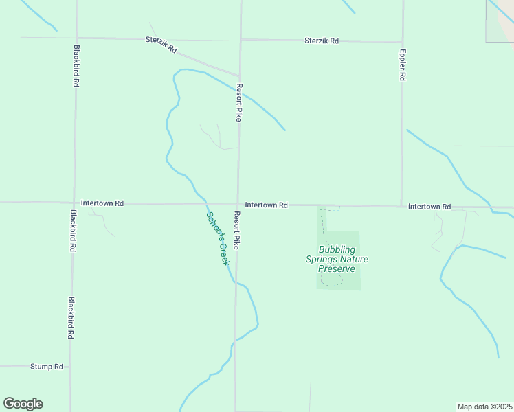 map of restaurants, bars, coffee shops, grocery stores, and more near 2653 Intertown Road in Petoskey