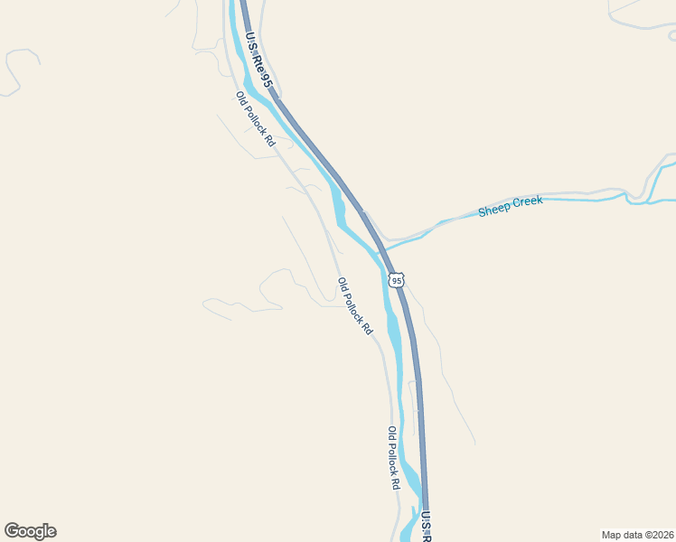 map of restaurants, bars, coffee shops, grocery stores, and more near 2 Old Pollock Road in Riggins