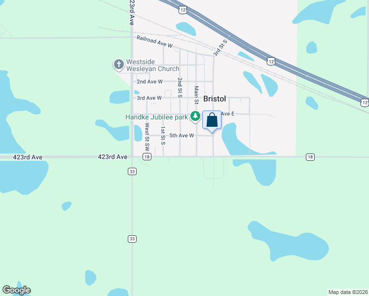 map of restaurants, bars, coffee shops, grocery stores, and more near 506 Main Street in Bristol