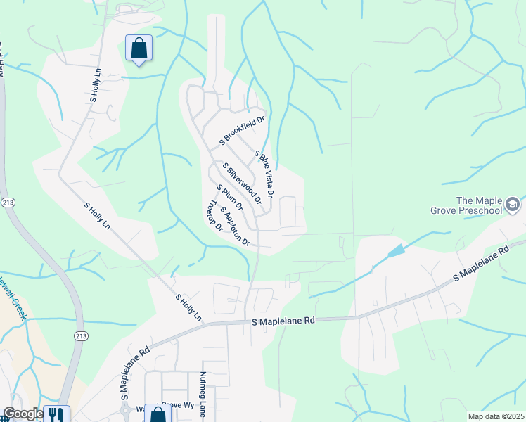 map of restaurants, bars, coffee shops, grocery stores, and more near 14923 South Blue Vista Drive in Oregon City