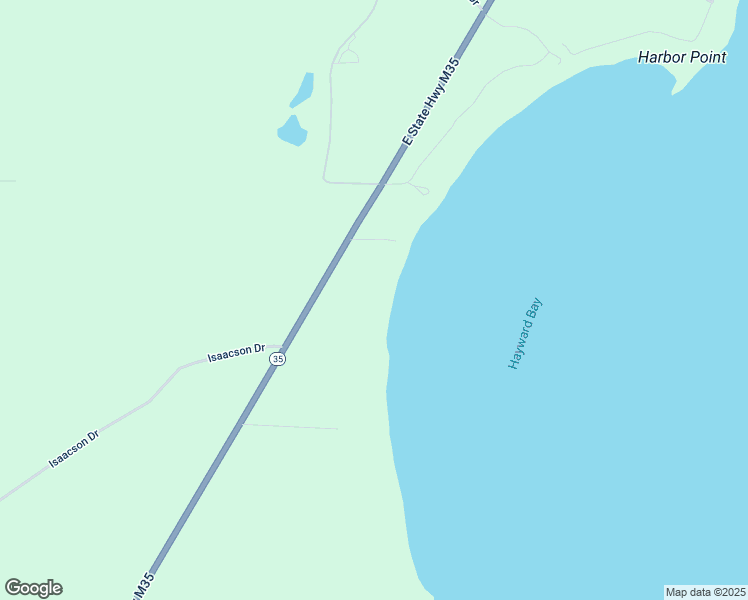 map of restaurants, bars, coffee shops, grocery stores, and more near N6432 Michigan 35 in Menominee