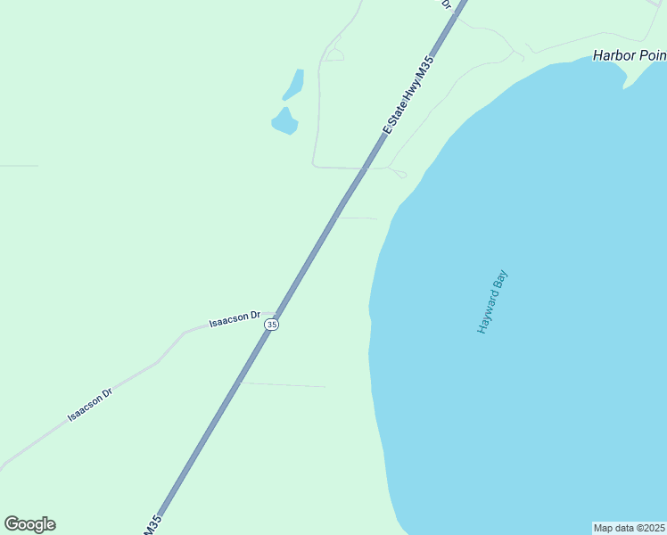 map of restaurants, bars, coffee shops, grocery stores, and more near N6432 Michigan 35 in Menominee