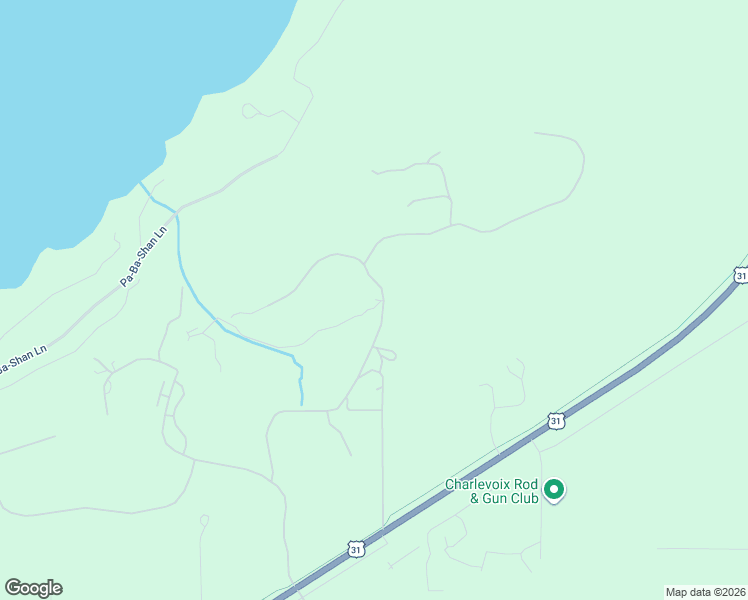 map of restaurants, bars, coffee shops, grocery stores, and more near 11653-11661 Stonebridge Drive in Charlevoix