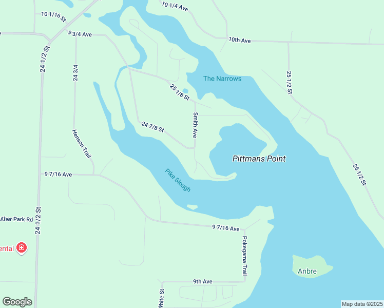 map of restaurants, bars, coffee shops, grocery stores, and more near 942 25 1/8 Street in Chetek