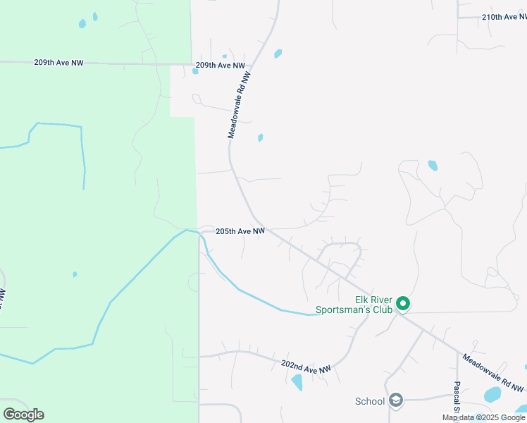map of restaurants, bars, coffee shops, grocery stores, and more near 20502 Victoria Drive Northwest in Elk River