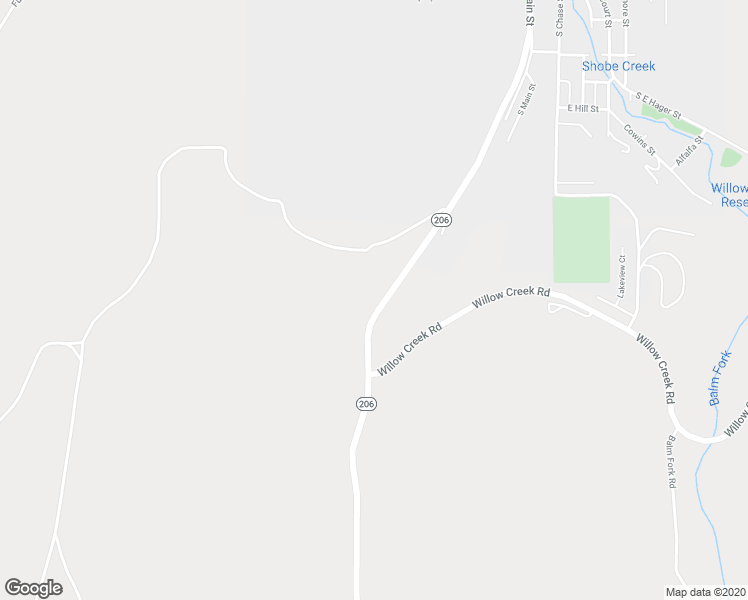 map of restaurants, bars, coffee shops, grocery stores, and more near 61228 Oregon 207 in Heppner