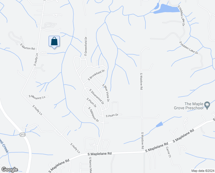 map of restaurants, bars, coffee shops, grocery stores, and more near 14979 South Blue Vista Drive in Oregon City