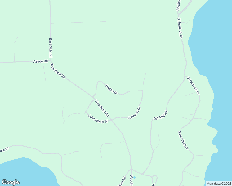 map of restaurants, bars, coffee shops, grocery stores, and more near Hagen Drive in Washington