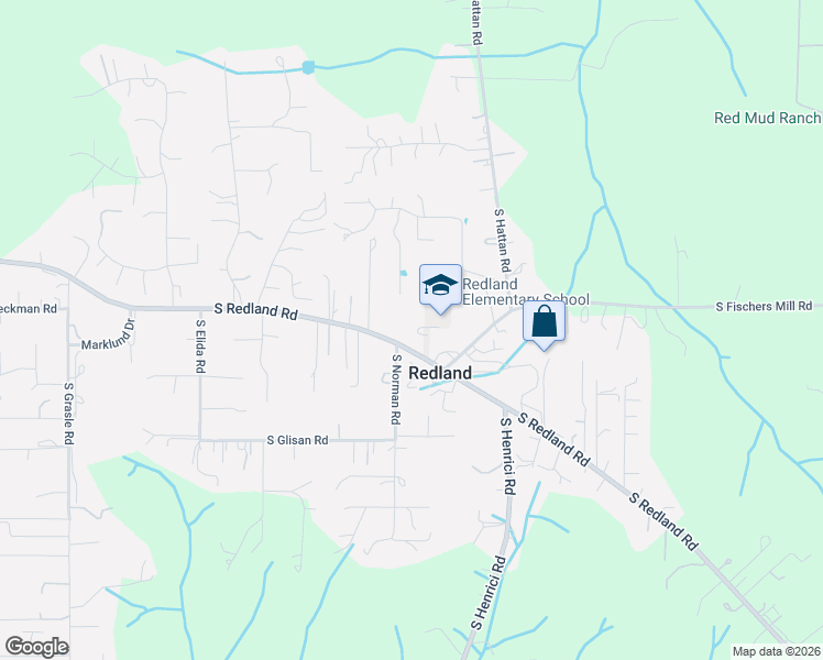 map of restaurants, bars, coffee shops, grocery stores, and more near 18055 South Redland Road in Oregon City
