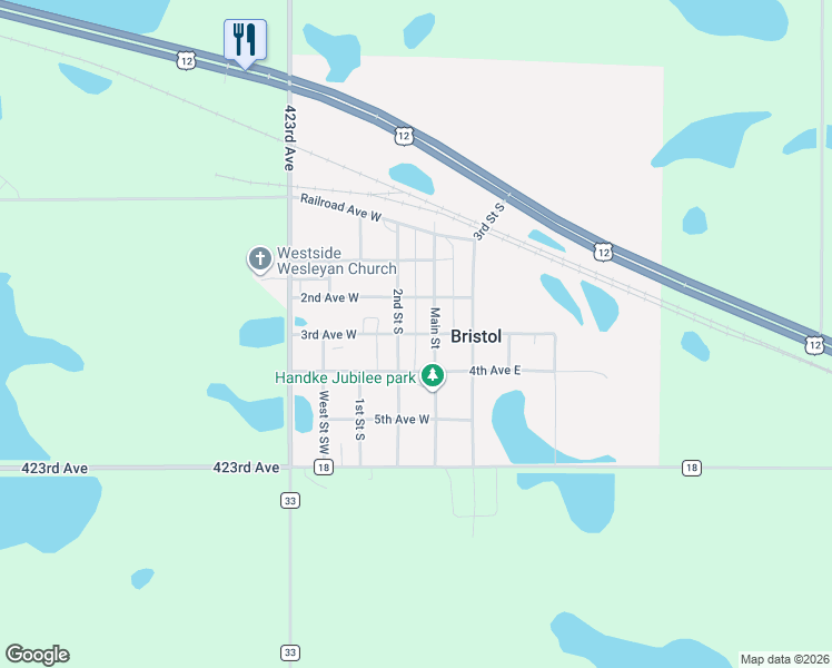 map of restaurants, bars, coffee shops, grocery stores, and more near 226 3rd Avenue West in Bristol