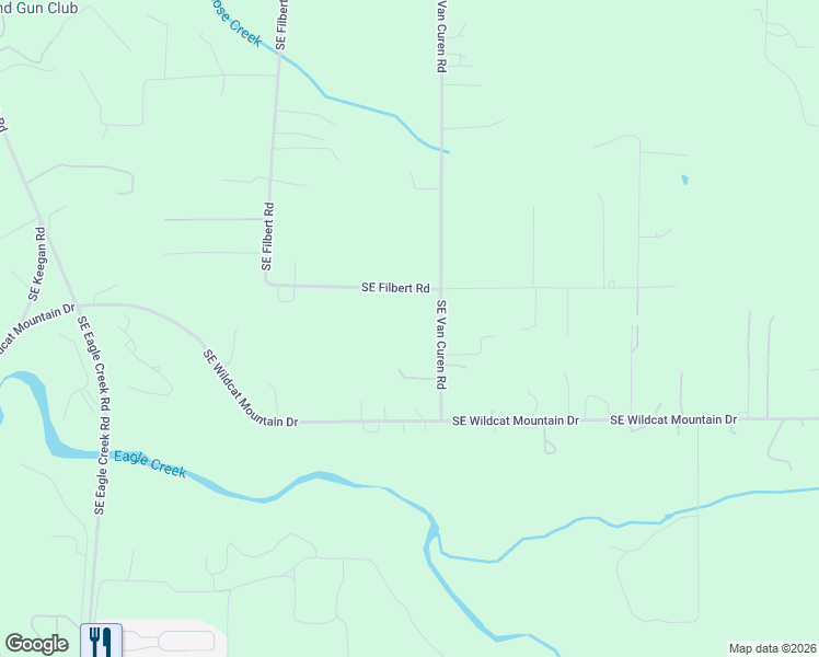 map of restaurants, bars, coffee shops, grocery stores, and more near 24677 Southeast Van Curen Road in Eagle Creek