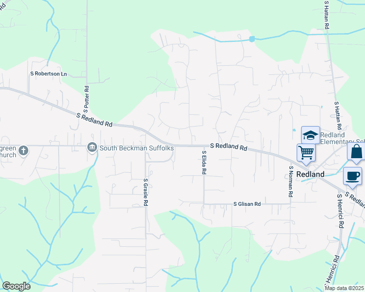 map of restaurants, bars, coffee shops, grocery stores, and more near 17635 South Redland Road in Oregon City