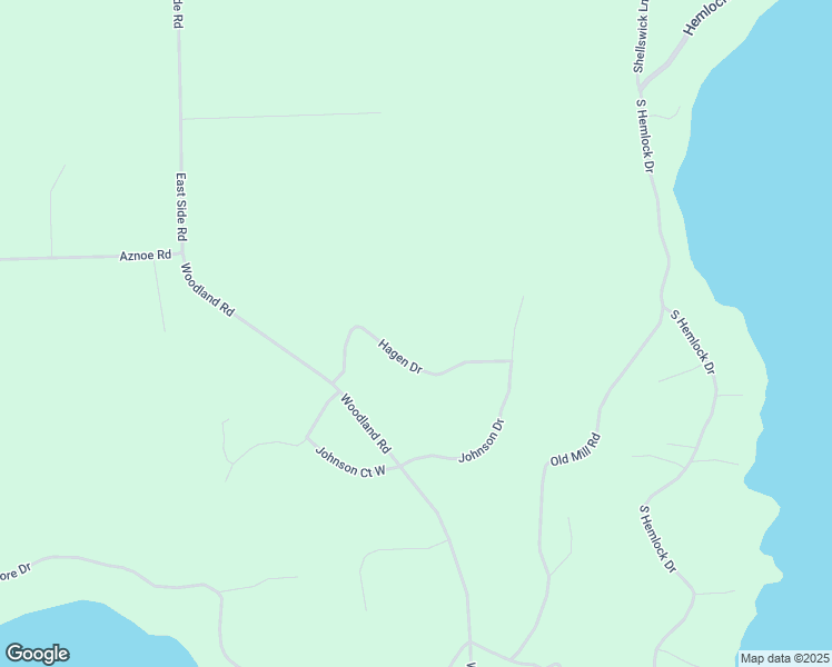 map of restaurants, bars, coffee shops, grocery stores, and more near Hagen Drive in Washington