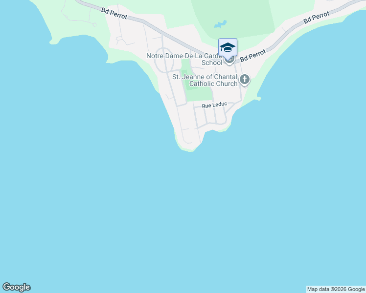 map of restaurants, bars, coffee shops, grocery stores, and more near 10 146e Avenue in Notre-Dame-de-l'Île-Perrot
