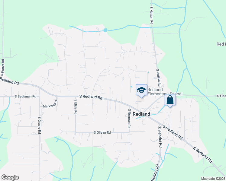 map of restaurants, bars, coffee shops, grocery stores, and more near 17979 South Redland Road in Oregon City