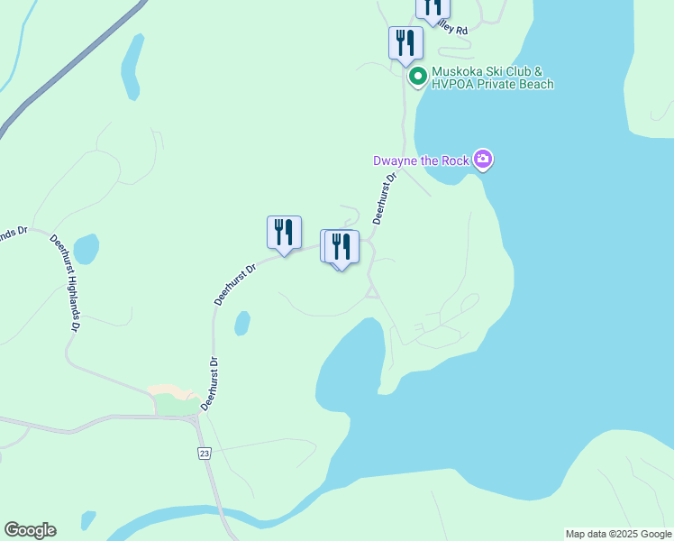map of restaurants, bars, coffee shops, grocery stores, and more near in Huntsville