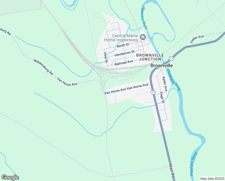 map of restaurants, bars, coffee shops, grocery stores, and more near 10 Van Horne Avenue in Brownville