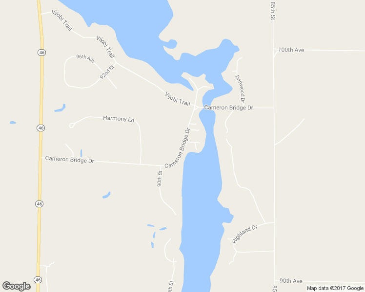 map of restaurants, bars, coffee shops, grocery stores, and more near 903 Cameron Bridge Drive in Amery