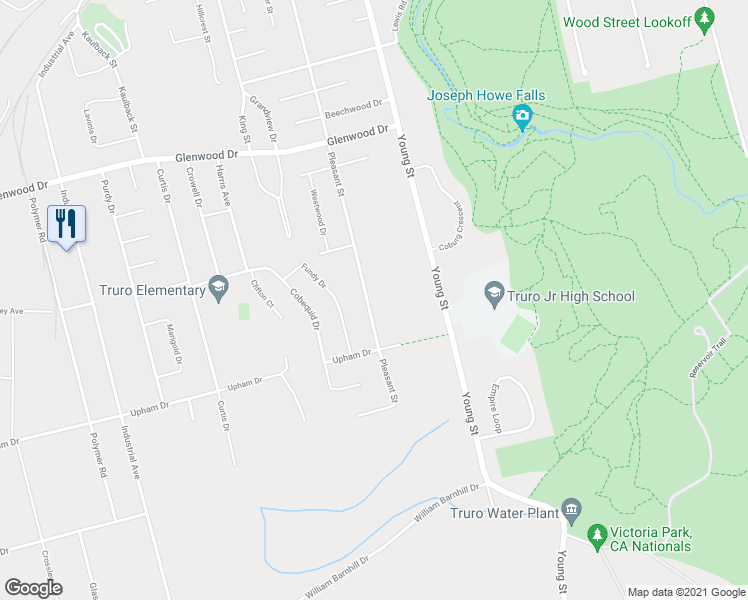 map of restaurants, bars, coffee shops, grocery stores, and more near 437 Pleasant Street in Truro