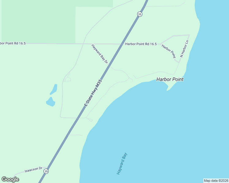 map of restaurants, bars, coffee shops, grocery stores, and more near Highway 35 in Menominee