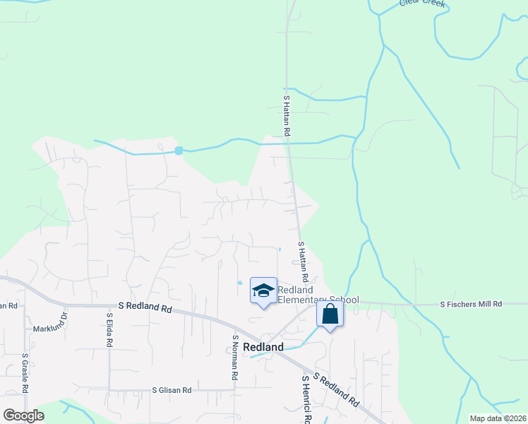 map of restaurants, bars, coffee shops, grocery stores, and more near 18220 South Shiloh Lane in Oregon City