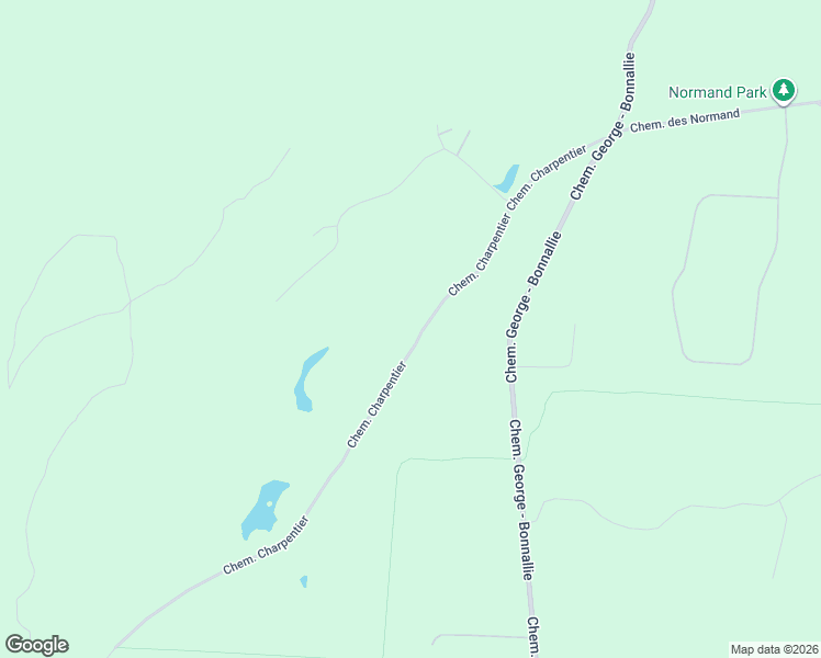map of restaurants, bars, coffee shops, grocery stores, and more near Chemin Charpentier in Eastman