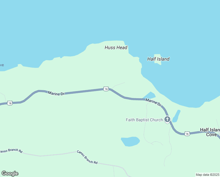 map of restaurants, bars, coffee shops, grocery stores, and more near 4538 Nova Scotia Trunk 16 in Guysborough