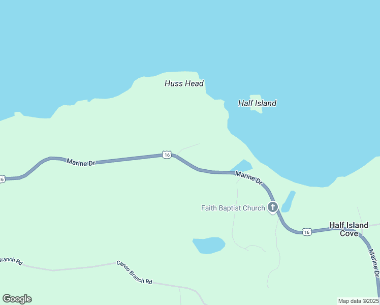 map of restaurants, bars, coffee shops, grocery stores, and more near 4538 Nova Scotia Trunk 16 in Guysborough