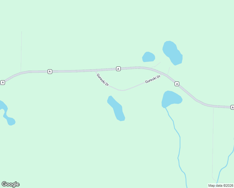 map of restaurants, bars, coffee shops, grocery stores, and more near W5965 Gureski Road in Pickerel