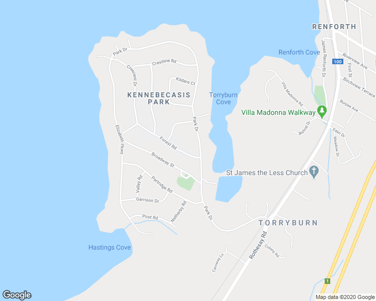 map of restaurants, bars, coffee shops, grocery stores, and more near 17 Forest Road in Rothesay