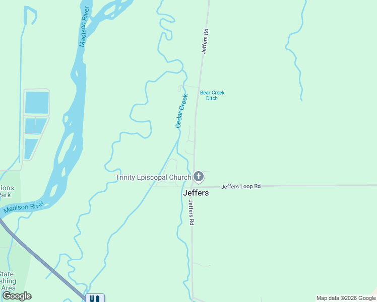 map of restaurants, bars, coffee shops, grocery stores, and more near 185-207 Jeffers Rd in Ennis