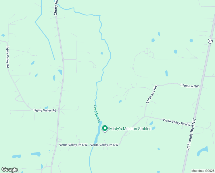 map of restaurants, bars, coffee shops, grocery stores, and more near 5633 Verde Valley Road Northwest in Anoka