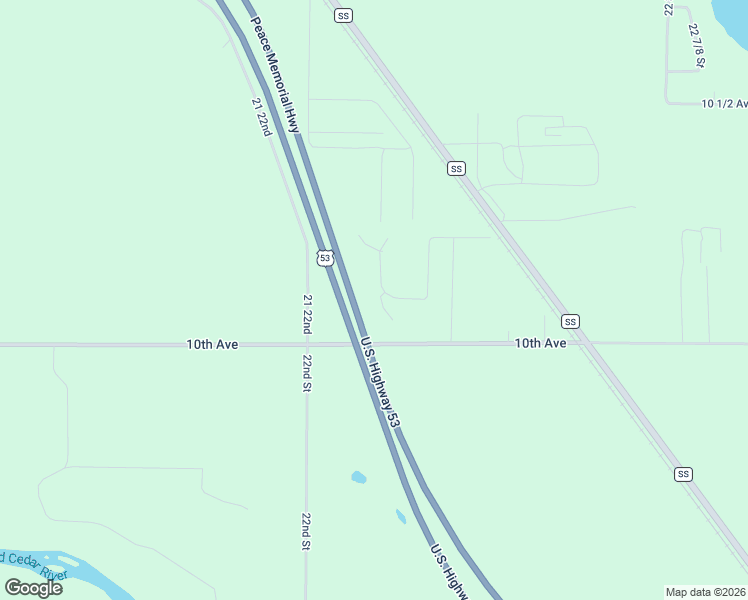 map of restaurants, bars, coffee shops, grocery stores, and more near 2213 10 1/8 Avenue in Chetek