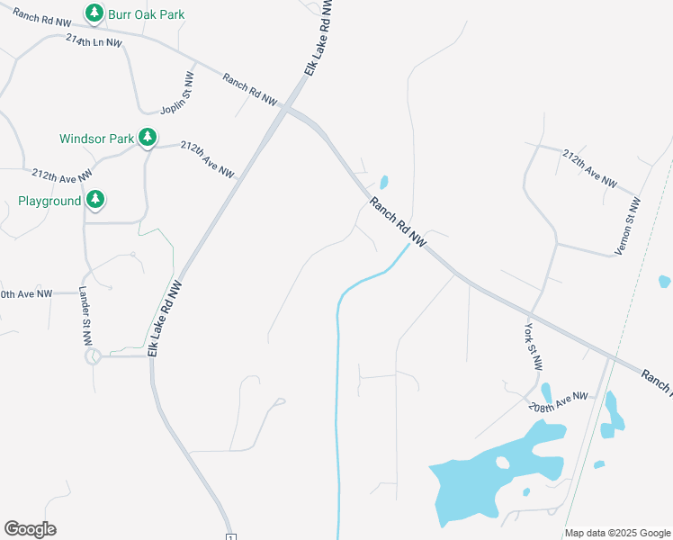 map of restaurants, bars, coffee shops, grocery stores, and more near 21061 Fresno Street Northwest in Elk River