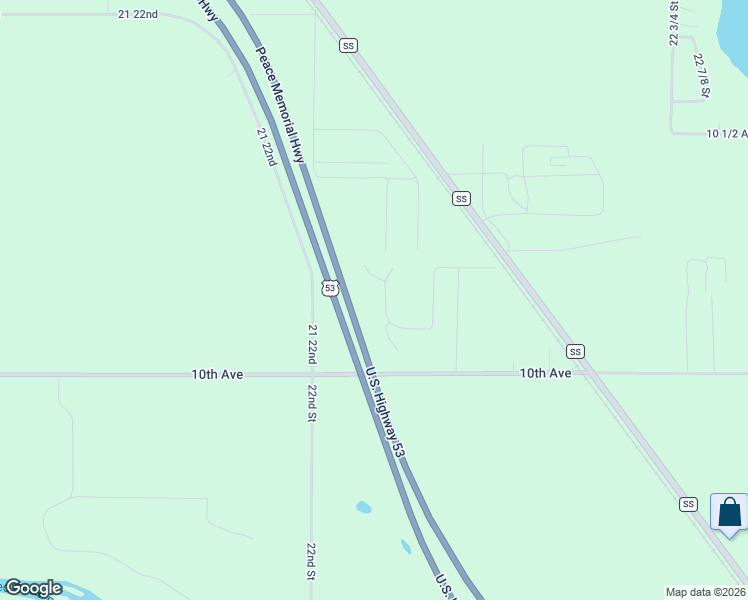 map of restaurants, bars, coffee shops, grocery stores, and more near 2213 10 1/8 Avenue in Chetek