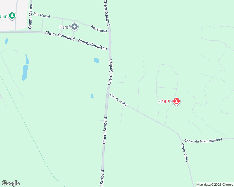 map of restaurants, bars, coffee shops, grocery stores, and more near 354 Chemin Jolley in Shefford