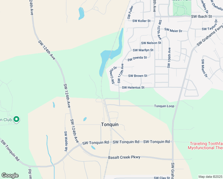 map of restaurants, bars, coffee shops, grocery stores, and more near 23023 Southwest 112th Avenue in Sherwood