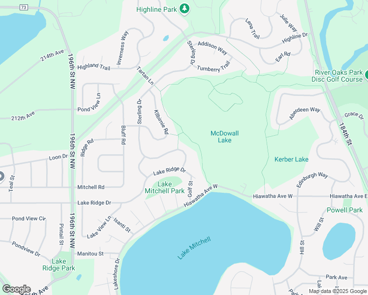 map of restaurants, bars, coffee shops, grocery stores, and more near 4333 Sterling Drive in Big Lake