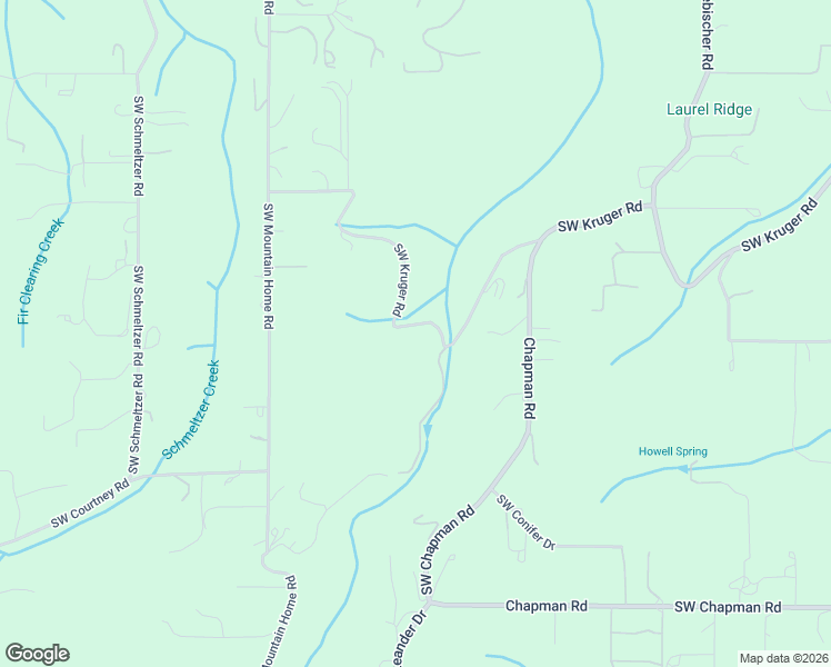 map of restaurants, bars, coffee shops, grocery stores, and more near 23530 Southwest Kruger Road in Sherwood