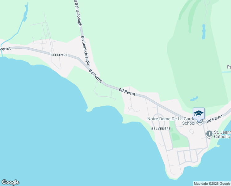 map of restaurants, bars, coffee shops, grocery stores, and more near 6 Rue Simone-De Beauvoir in Notre-Dame-de-l'Île-Perrot