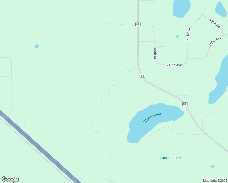 map of restaurants, bars, coffee shops, grocery stores, and more near 21150 207th Street Northwest in Big Lake