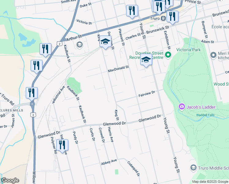 map of restaurants, bars, coffee shops, grocery stores, and more near 12 Blois Avenue in Truro