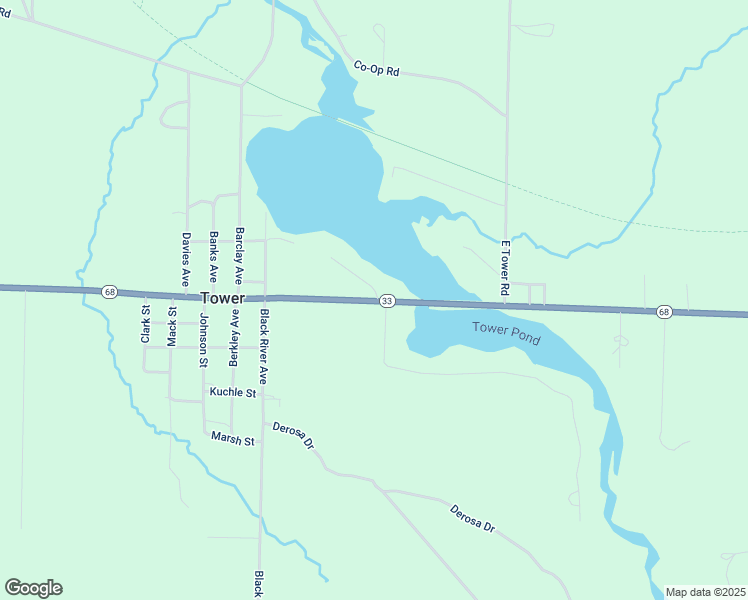 map of restaurants, bars, coffee shops, grocery stores, and more near in Cheboygan