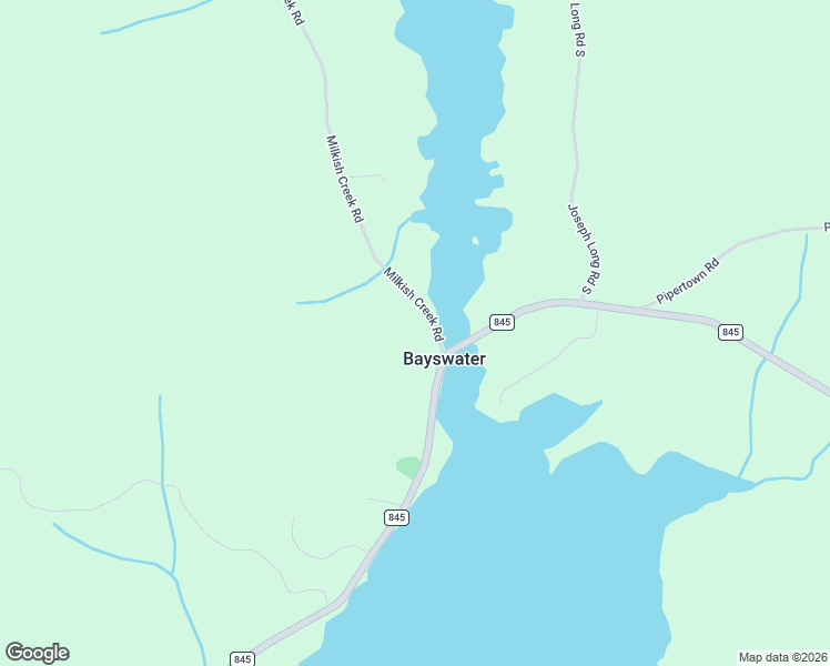 map of restaurants, bars, coffee shops, grocery stores, and more near 9 Milkish Creek Road in Bayswater